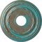 Ekena Millwork Dublin Ceiling Medallion (Canopies up to 8 1/4"), 15 3/8"OD x 3 5/8"ID x 1"P, Copper Green Patina CM15DUCGS - alternate 1